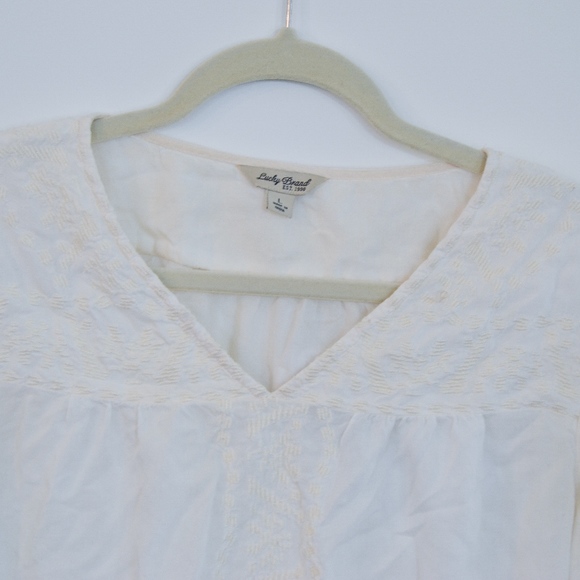 Lucky Brand Blouse with Embroidery - Picture 1 of 4